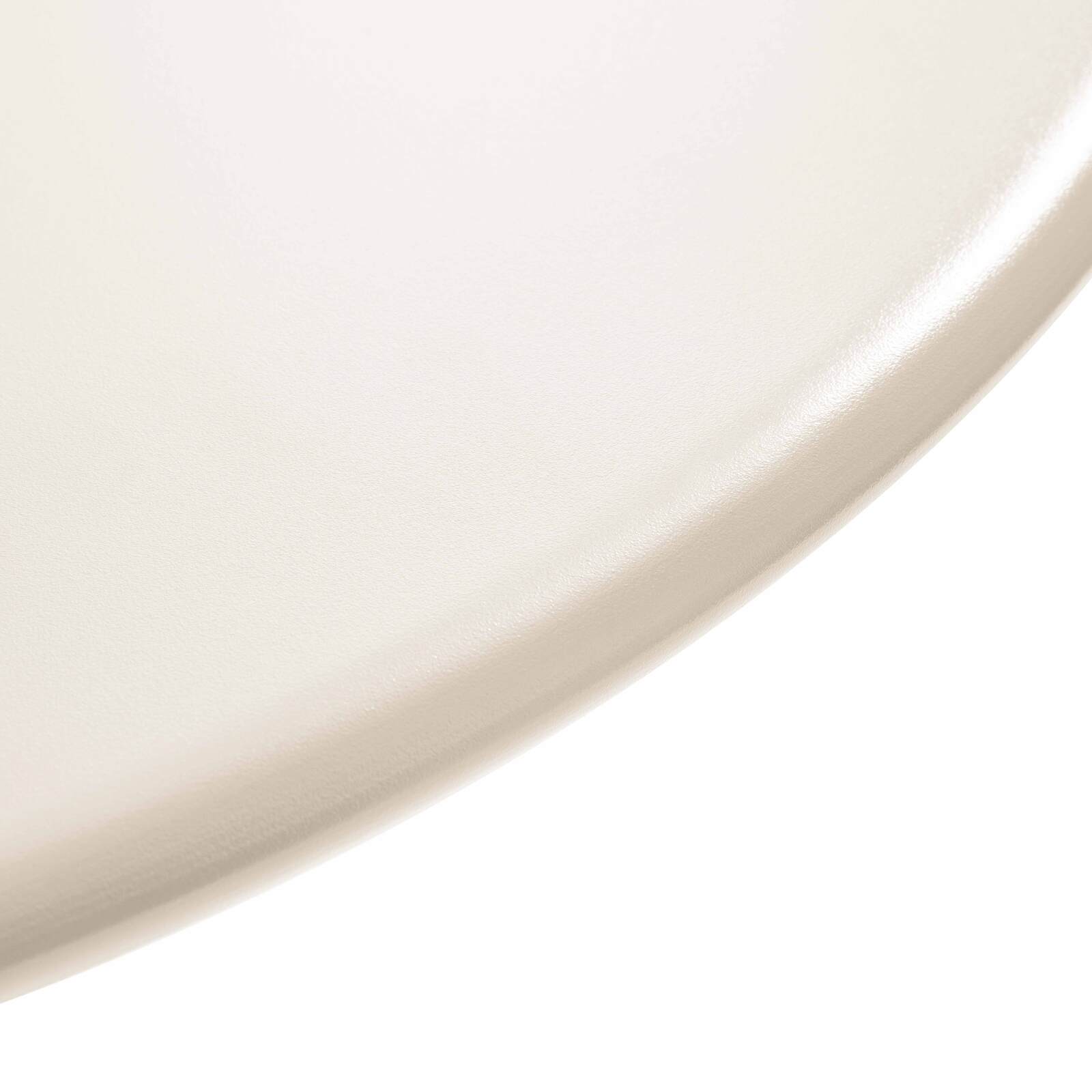 Tavolo da giardino bistrot rotonda inclinabile in metallo con piede incassato 70x70 cm e 2 sedie con braccioli