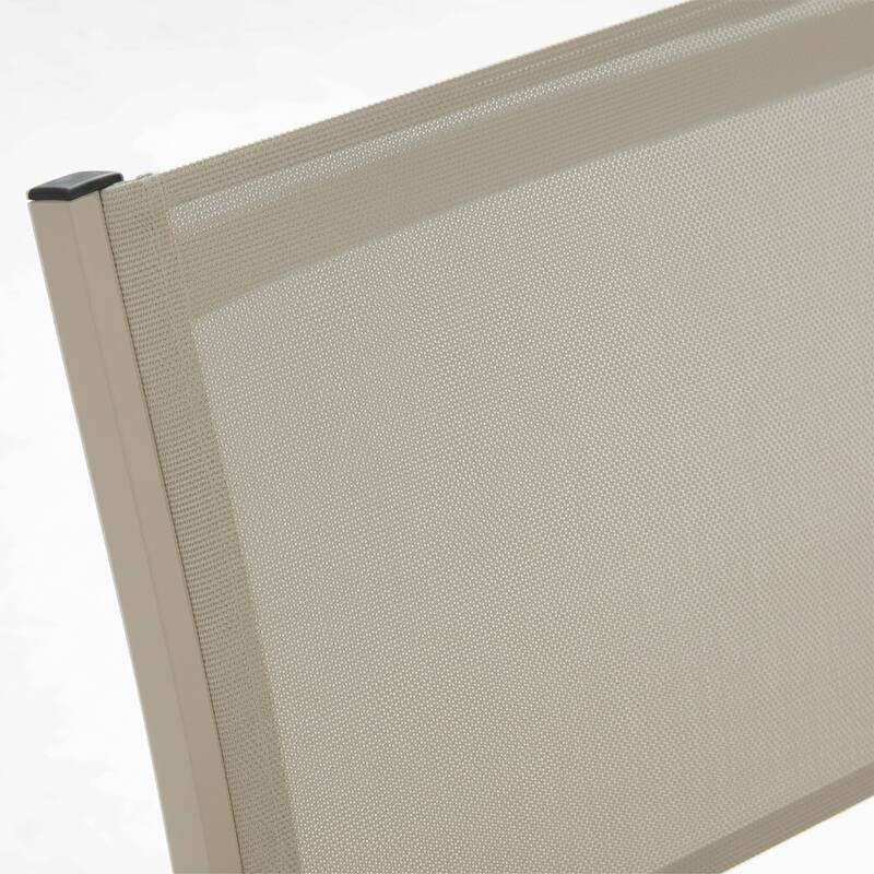 Sedia da giardino in alluminio e textilene (6/7)