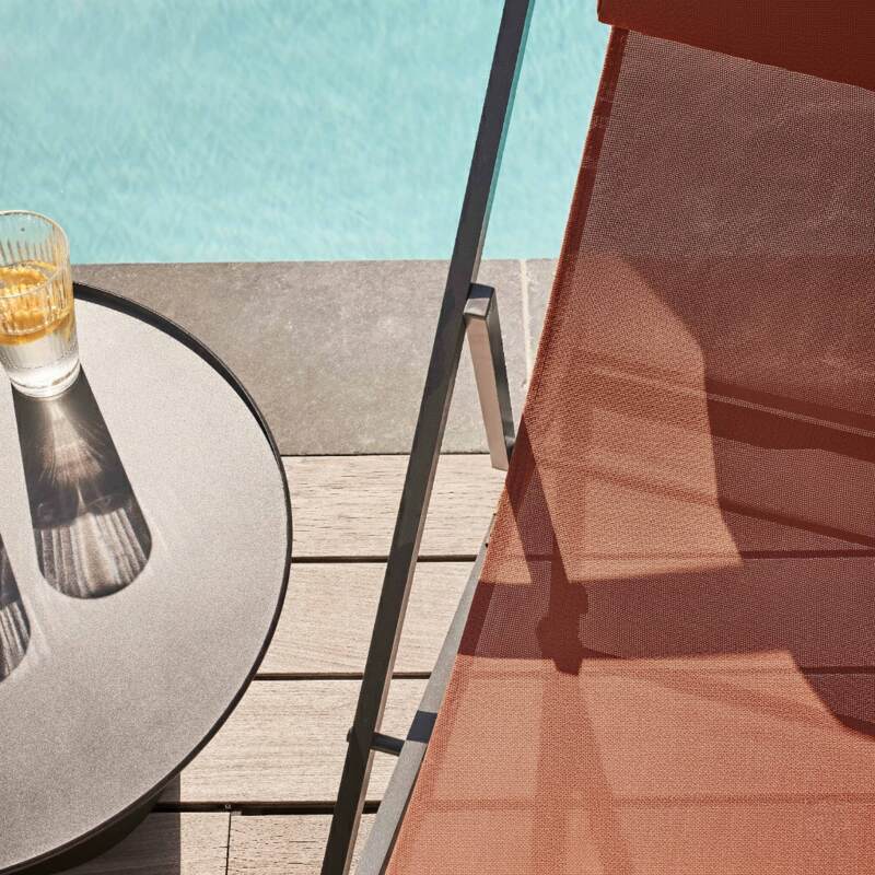 Set di 2 sedie sdraio in alluminio reclinabili a 4 posizioni (2/7)