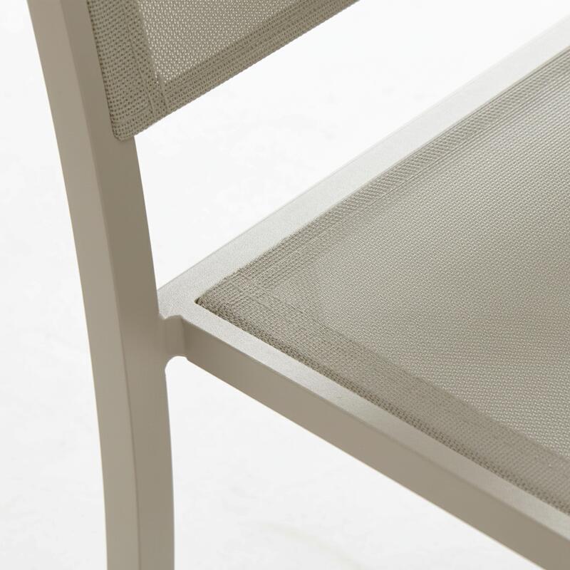 Sedie da giardino in alluminio e Textilene - Set di 2 (6/7)