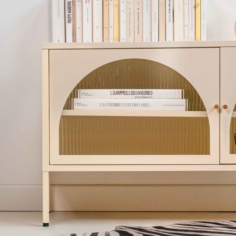 Mobile TV 115 cm in metallo stile moderno (2/7)