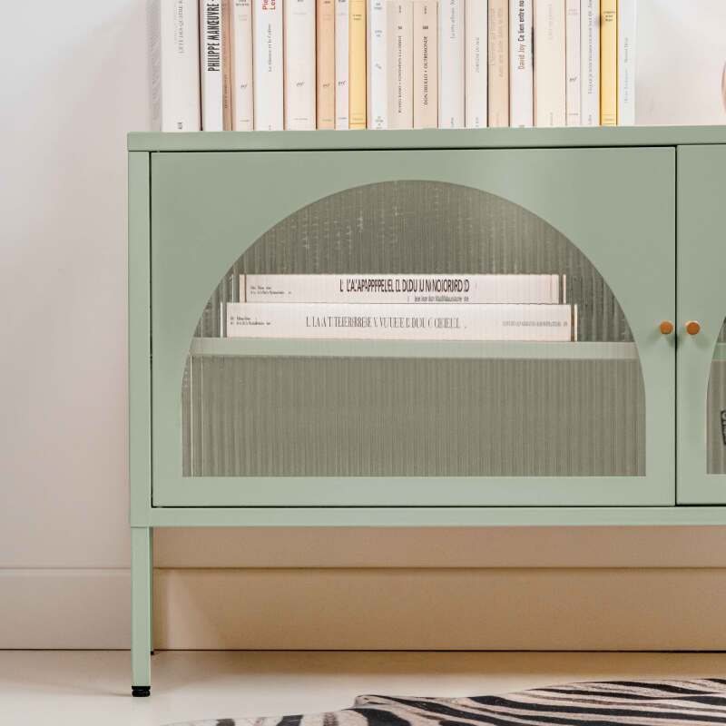 Mobile TV 115 cm in metallo stile moderno (2/8)