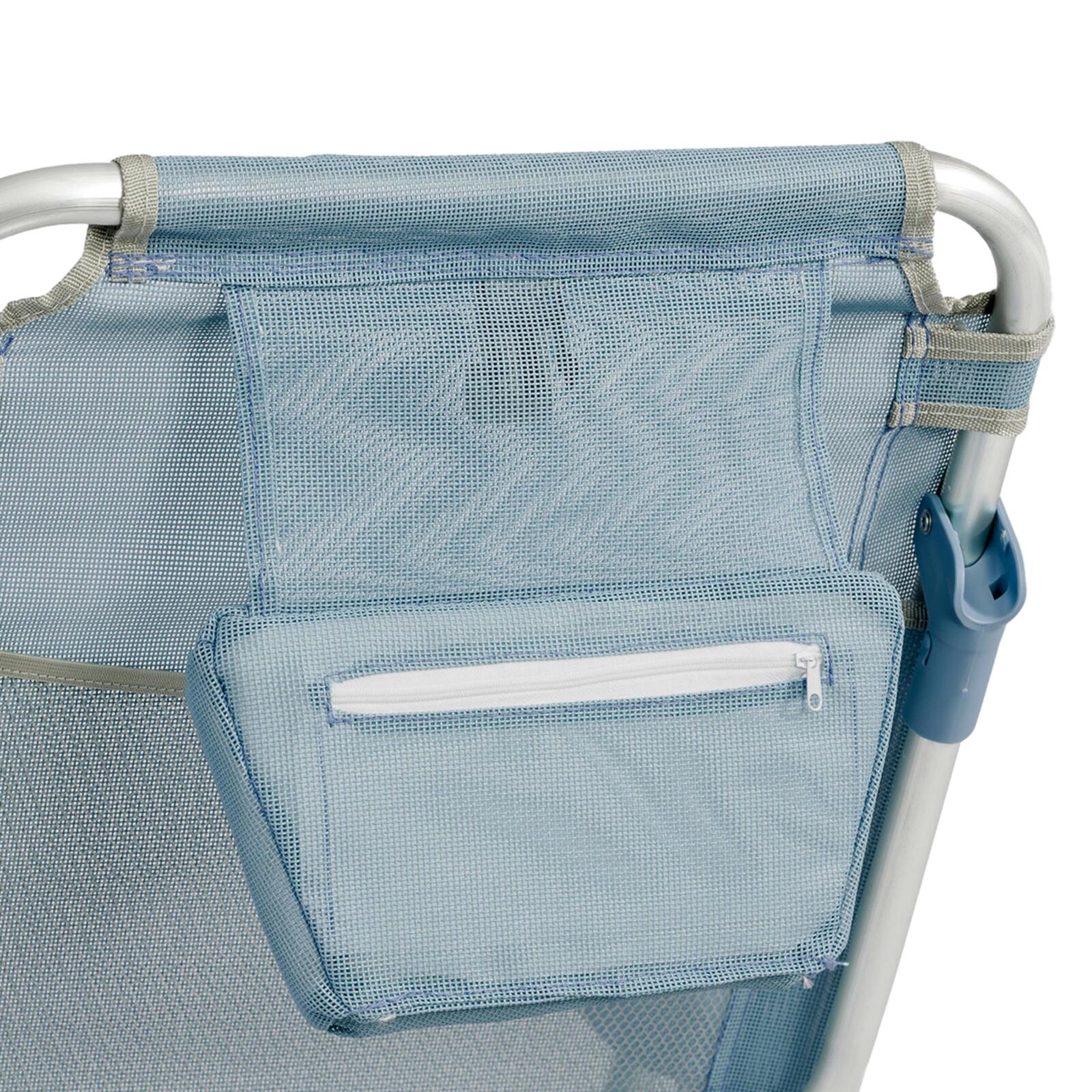 Sdraio da mare pieghevole reclinabile in 4 posizioni