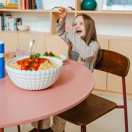 Tavolo da pranzo rotondo tinta unita 4 persone (3/6)