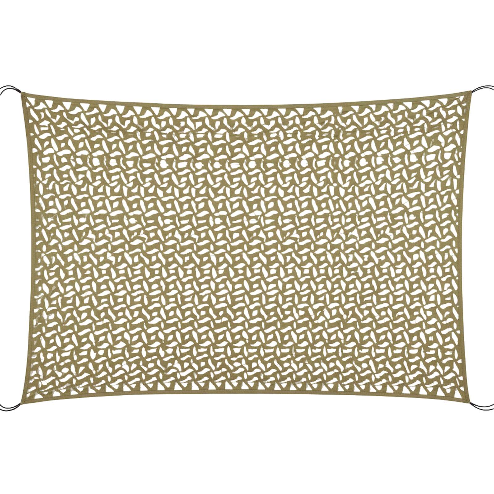 Vela rettangolare traforata reversibile 4x3 m