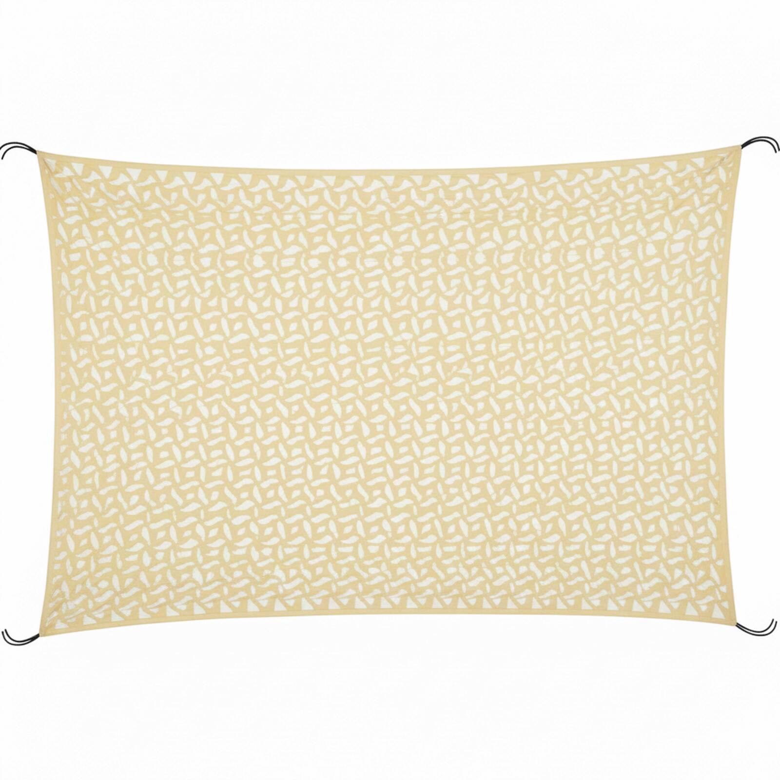 Vela rettangolare traforata reversibile 4x3 m