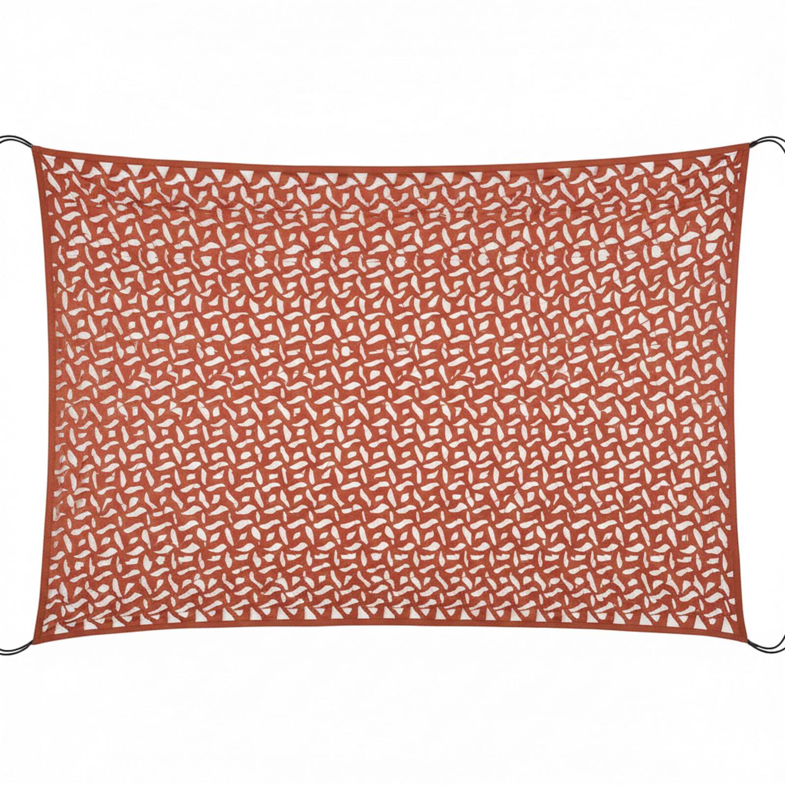 Vela rettangolare traforata reversibile 4x3 m