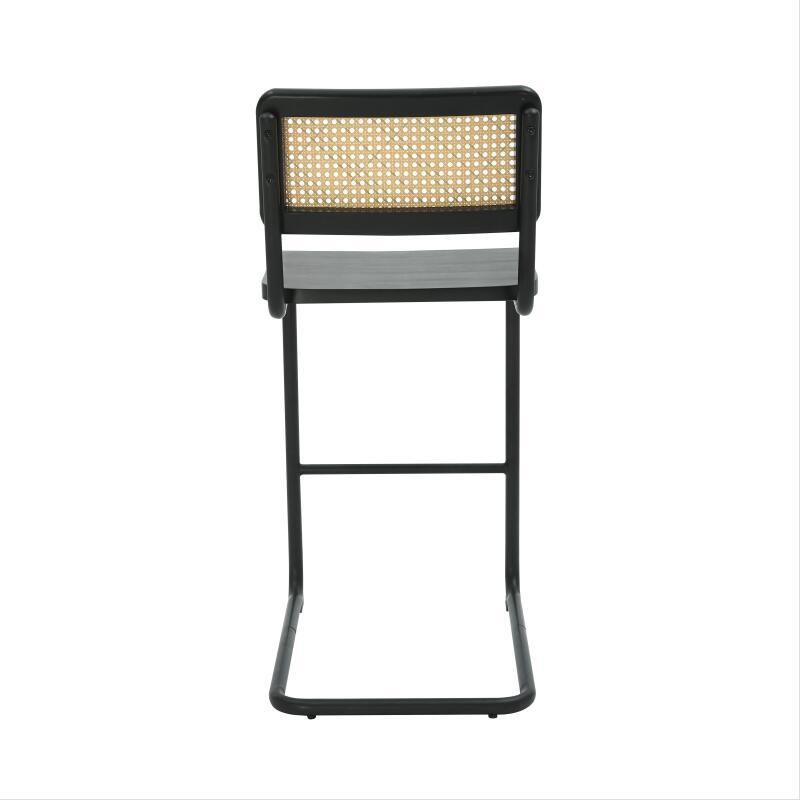 Sedie alta in legno e metallo - Set di 2 (7/8)