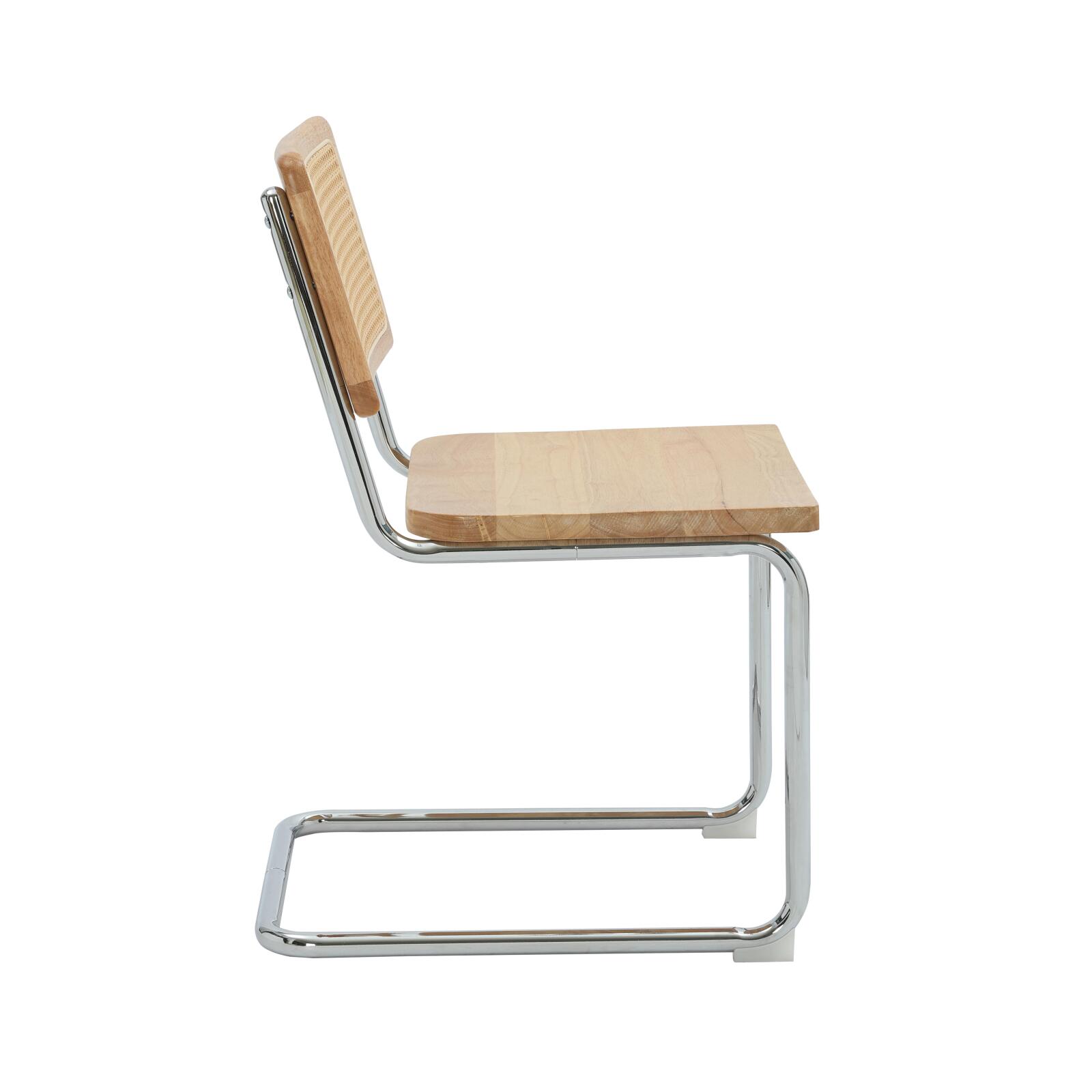 Sedie in legno e metallo - Set di 2