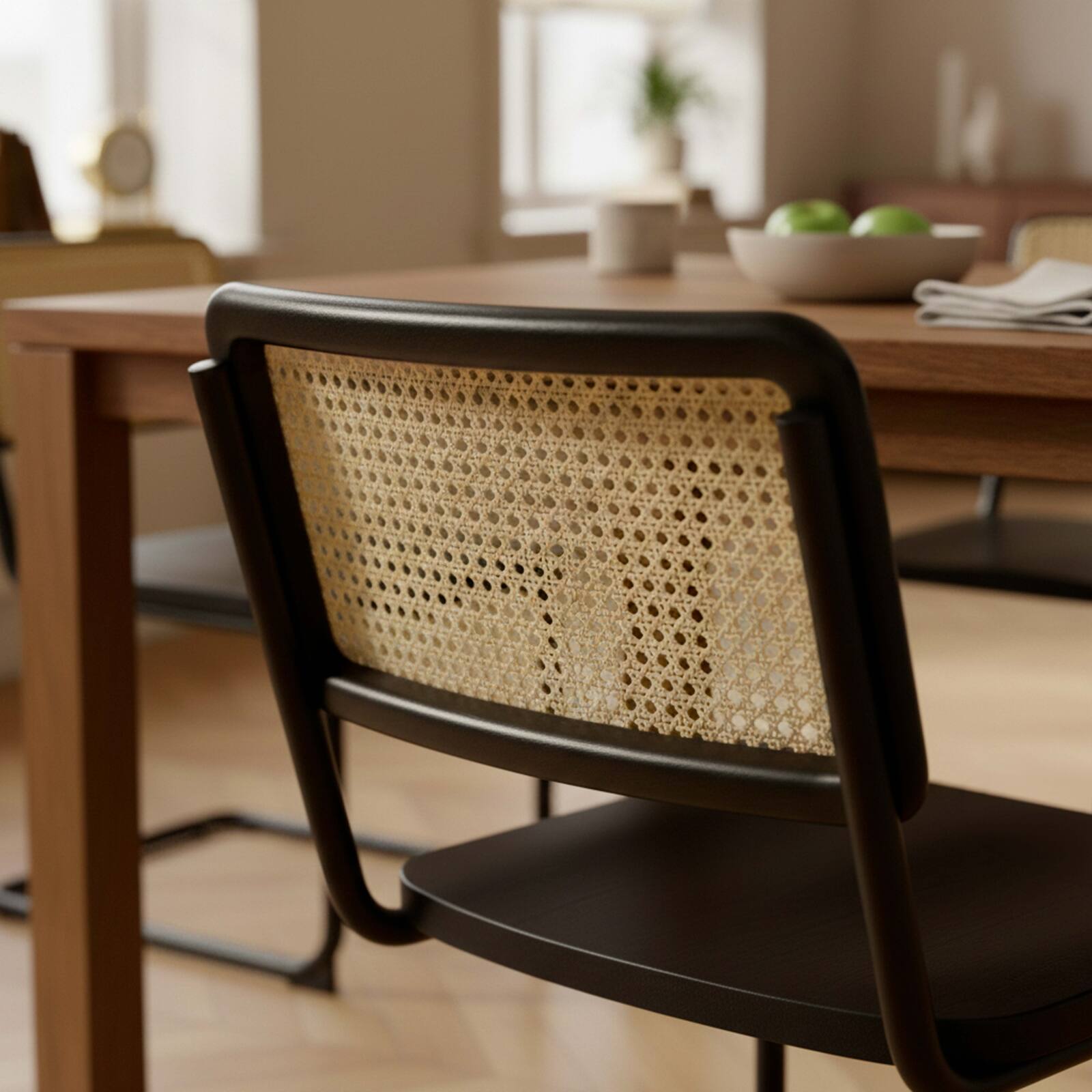 Sedie in legno e metallo - Set di 2