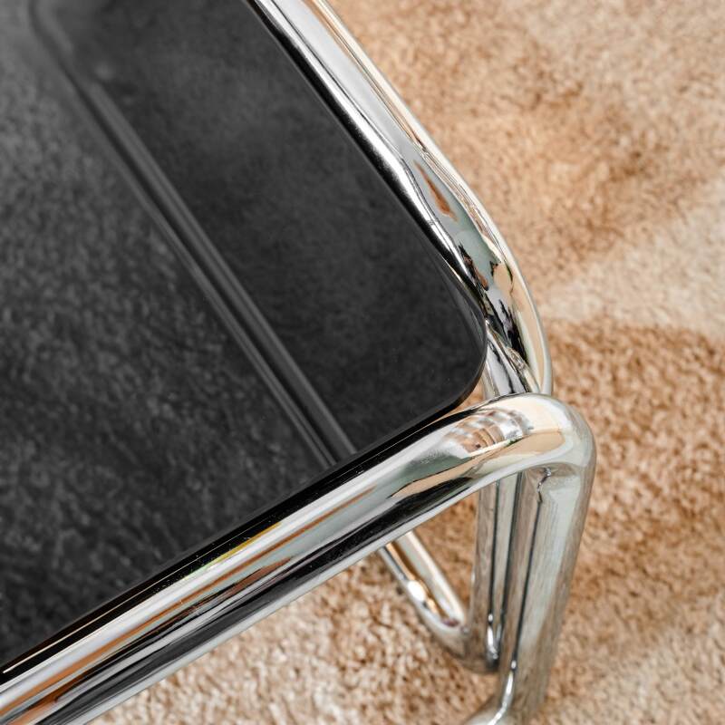 Tavolino da salotto in vetro temperato quadrato 90x90 cm (2/8)