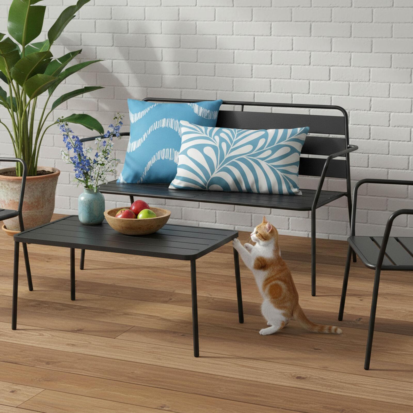 Cuscini da esterno piccoli rettangolari per pallet 50 x 30 cm - Set di 2