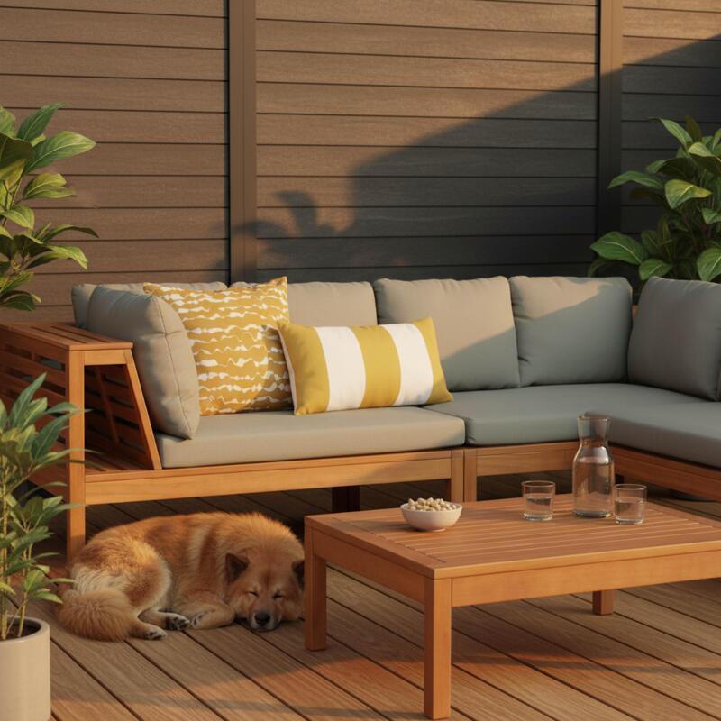 Cuscini da esterno piccoli rettangolari per pallet 50 x 30 cm - Set di 2 (2/4)