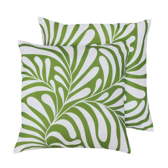 Cuscini da esterno quadrati sfoderabili 45x45 cm - Set di 2 | Oviala