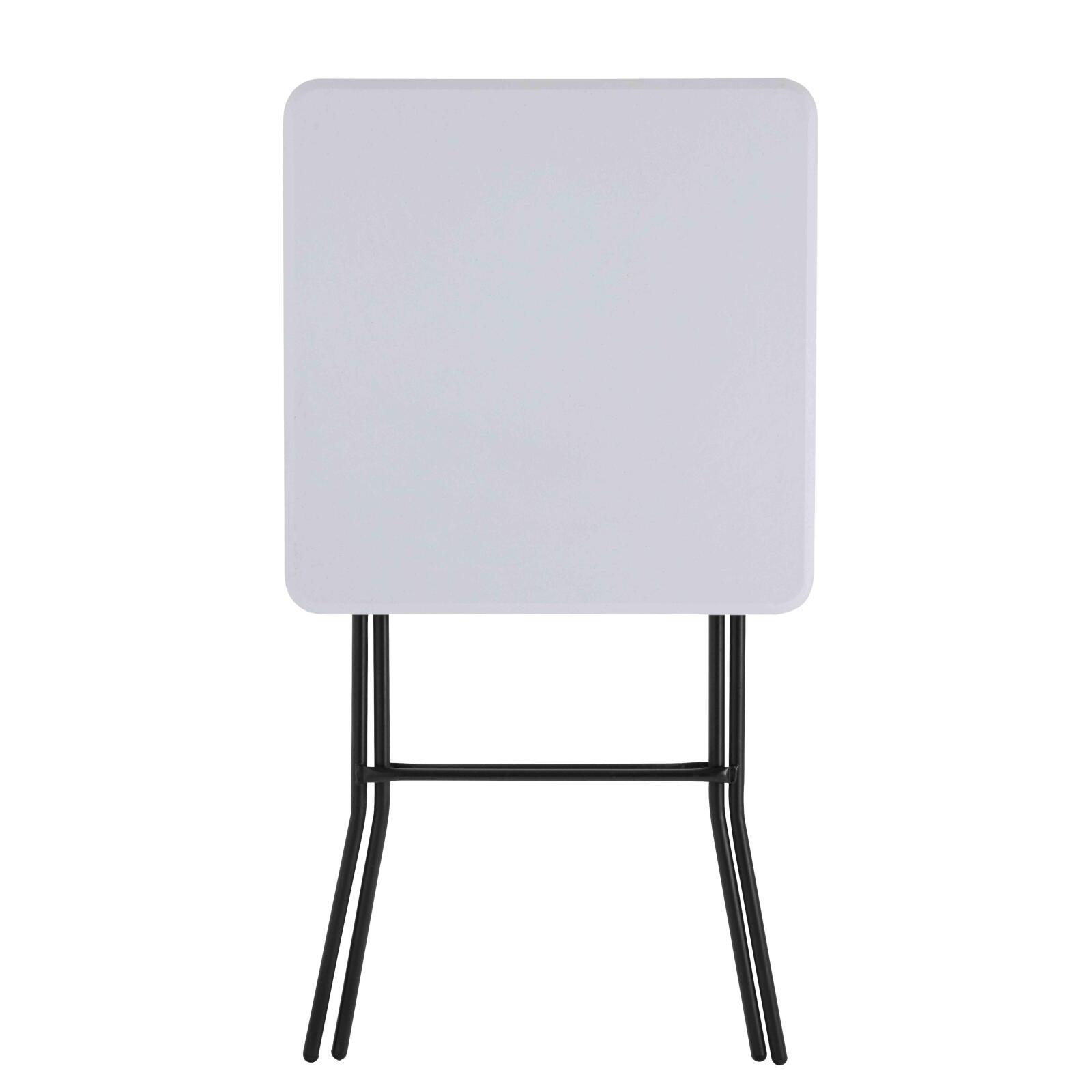 Tavolo alto pieghevole 68x68x110 cm - Set di 5