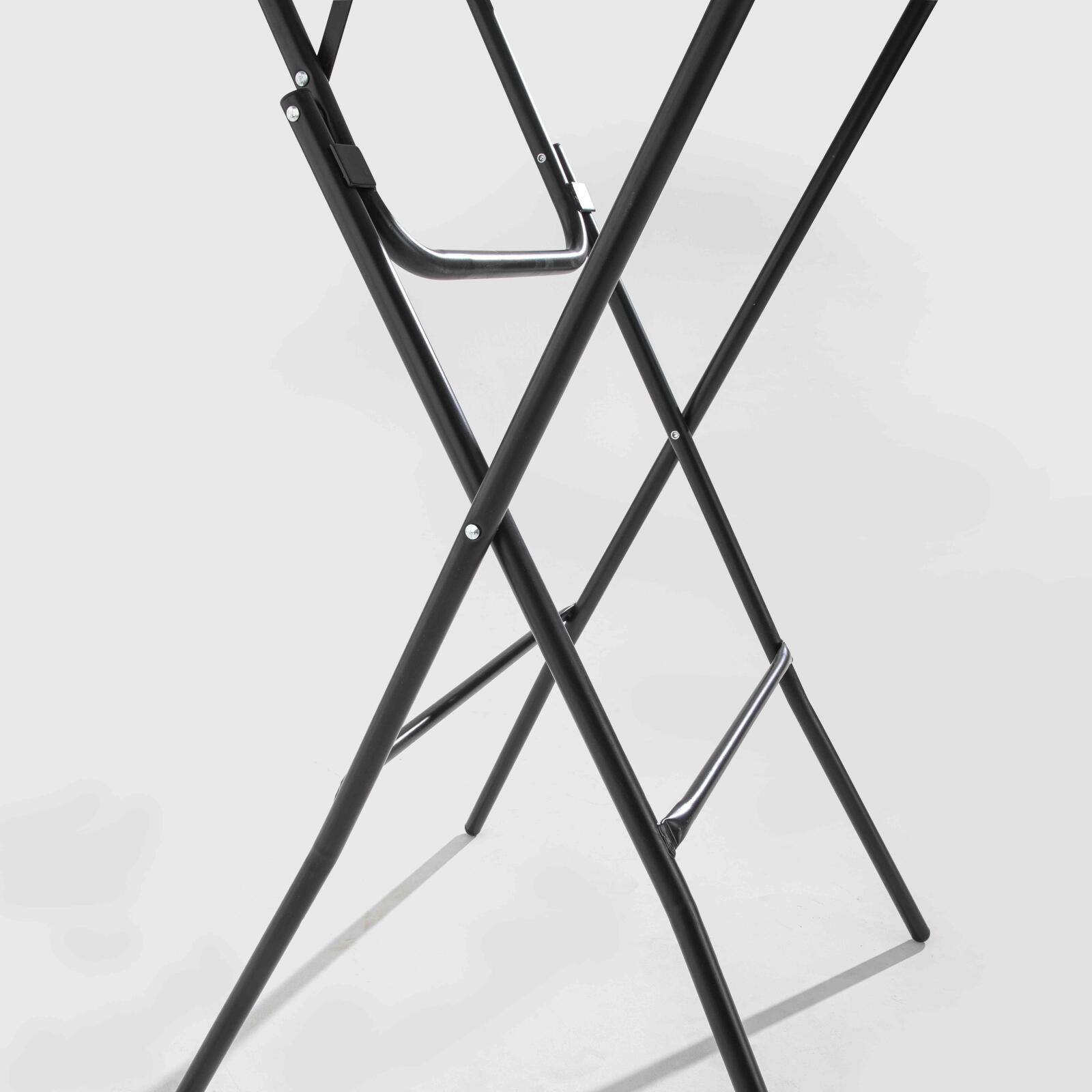 Tavolo alto pieghevole 68x68x110 cm - Set di 5