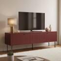 Mobile TV in MDF con decoro melaminico FSC® e metallo 150 cm - Lifestyle