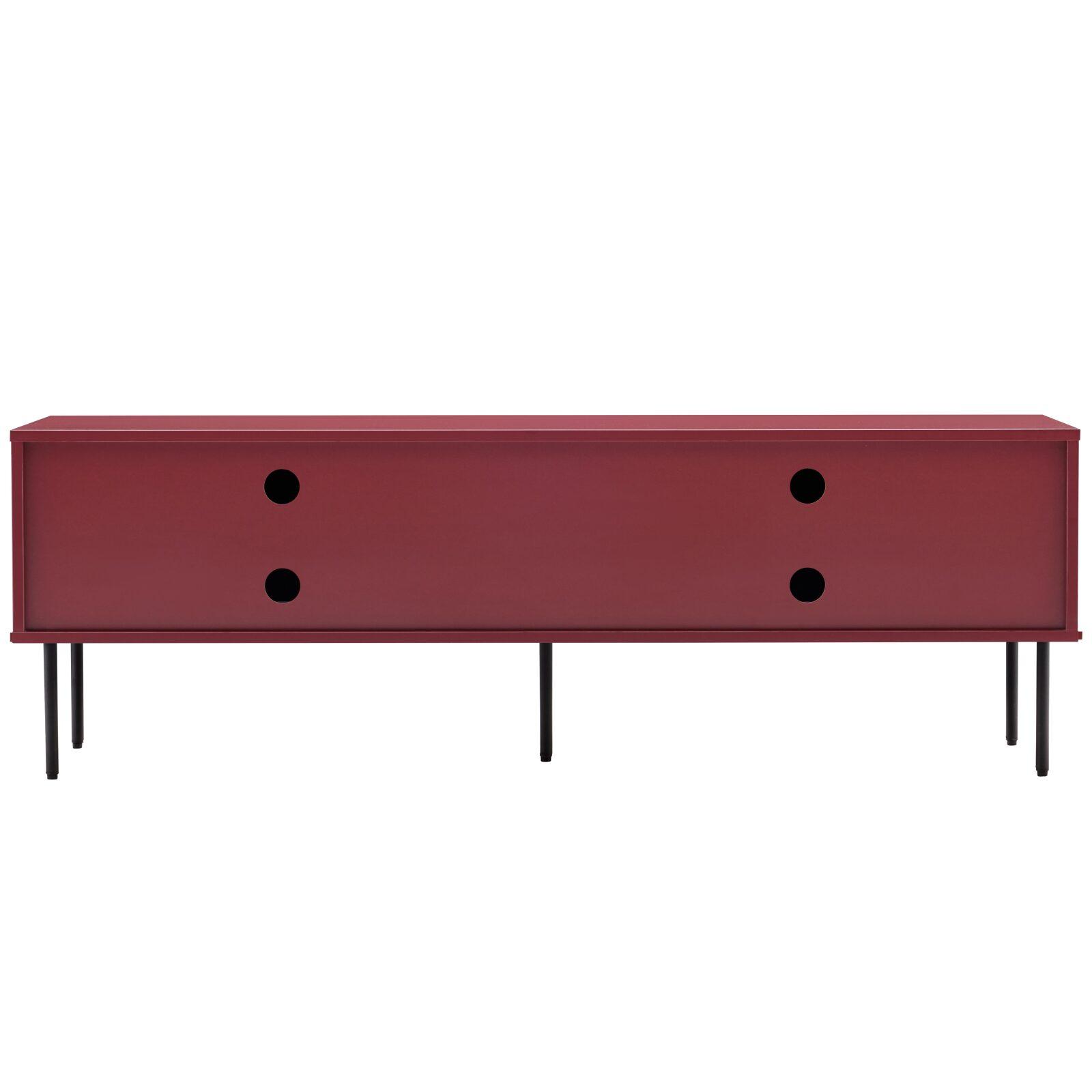 Mobile TV in MDF con decoro melaminico FSC® e metallo 150 cm