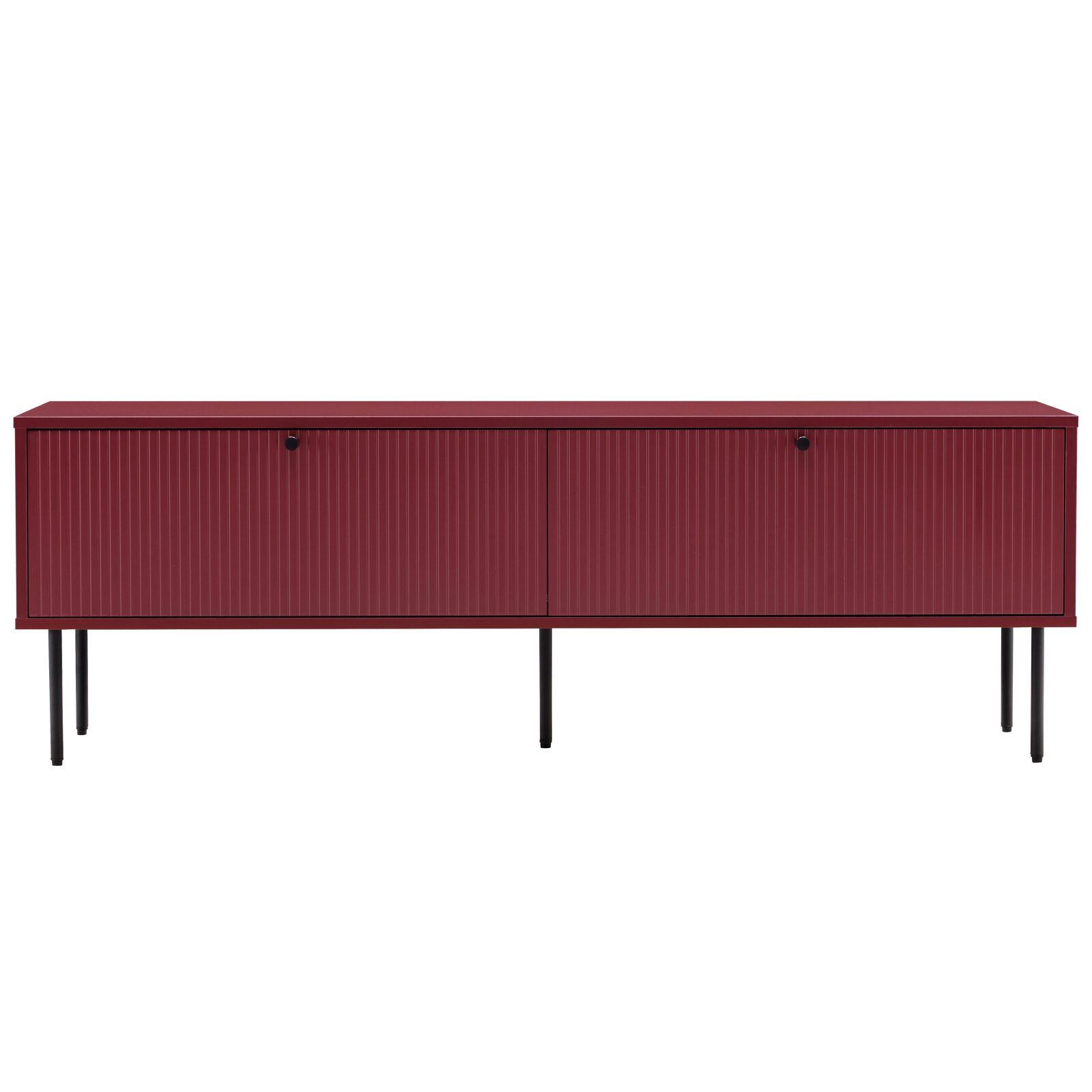 Mobile TV in MDF con decoro melaminico FSC® e metallo 150 cm