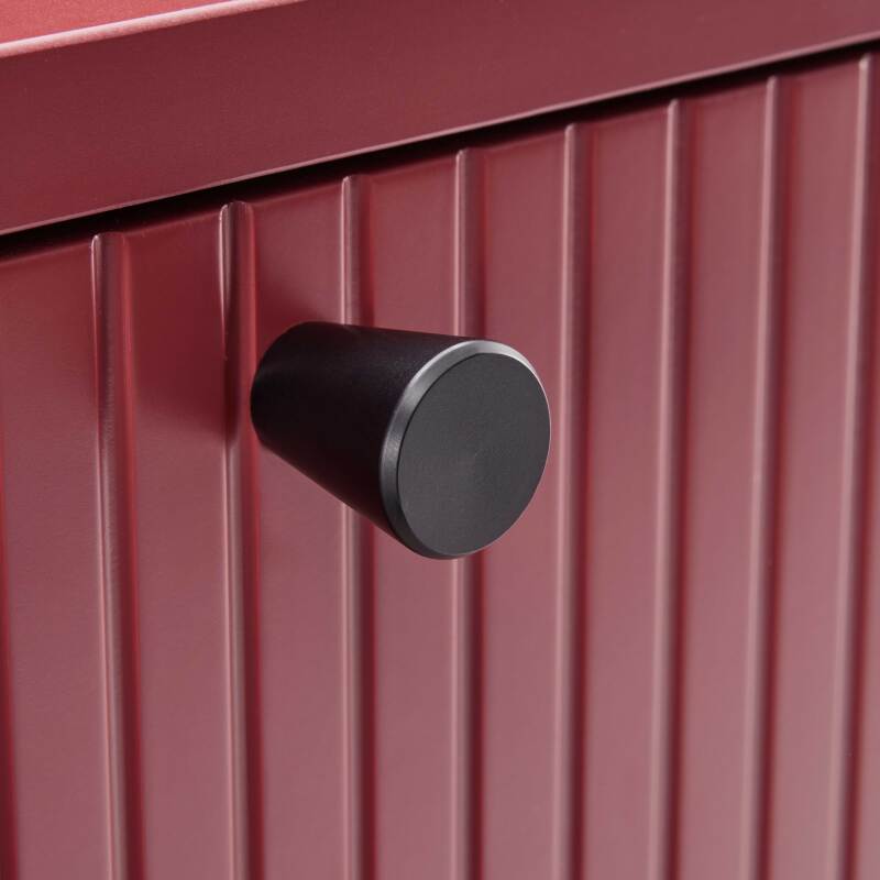 Mobile TV in MDF con decoro melaminico FSC® e metallo 150 cm (5/7)