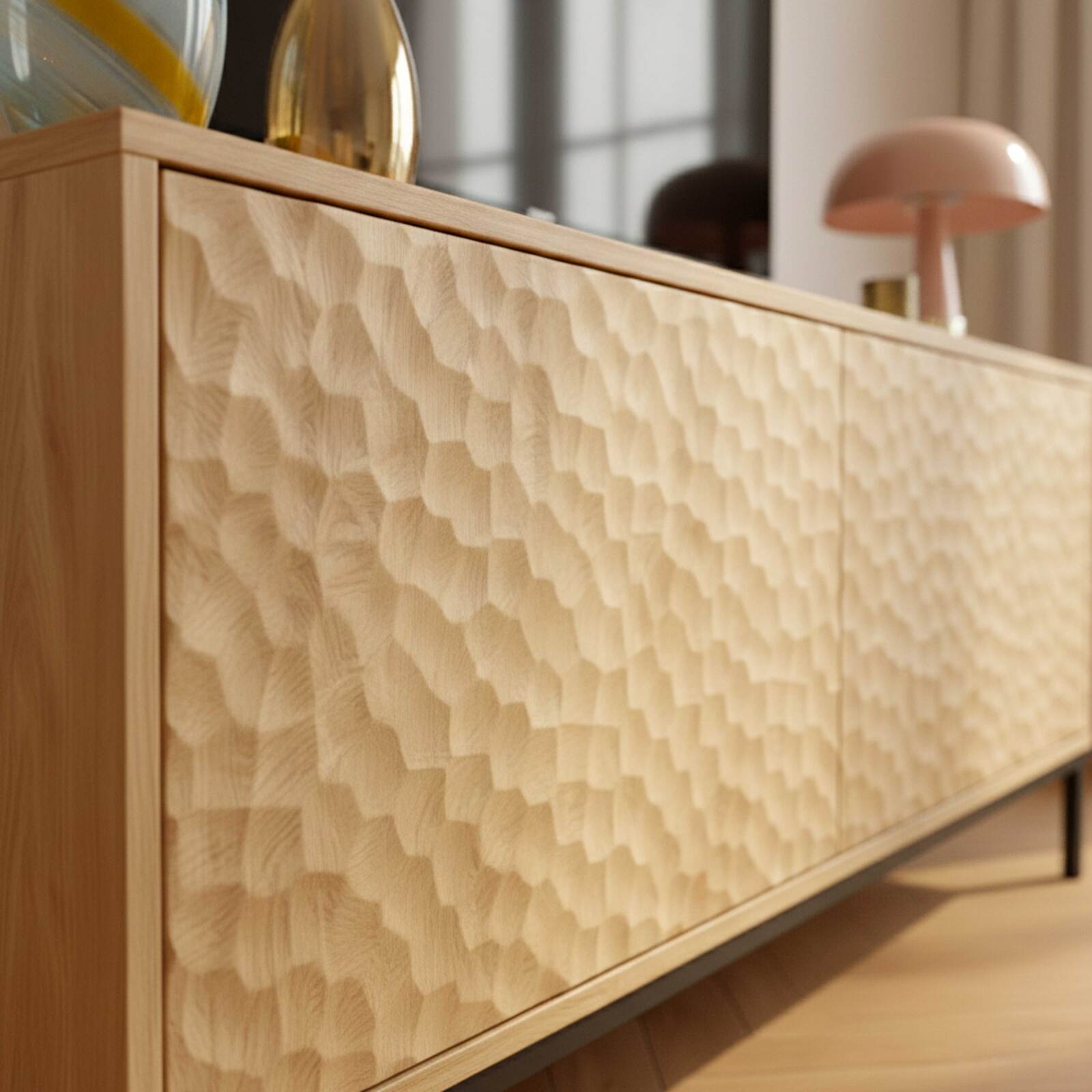 Mobile TV in effetto legno 120 cm