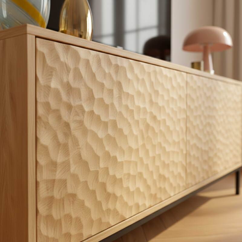 Mobile TV in effetto legno 120 cm (3/8)