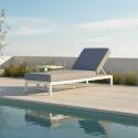 Mensola per sdraio da giardino in alluminio