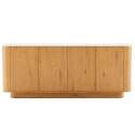 Buffet effetto legno FSC® 4 ante 180 cm stile scandinavo