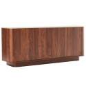 Buffet effetto legno FSC® 4 ante 180 cm stile scandinavo