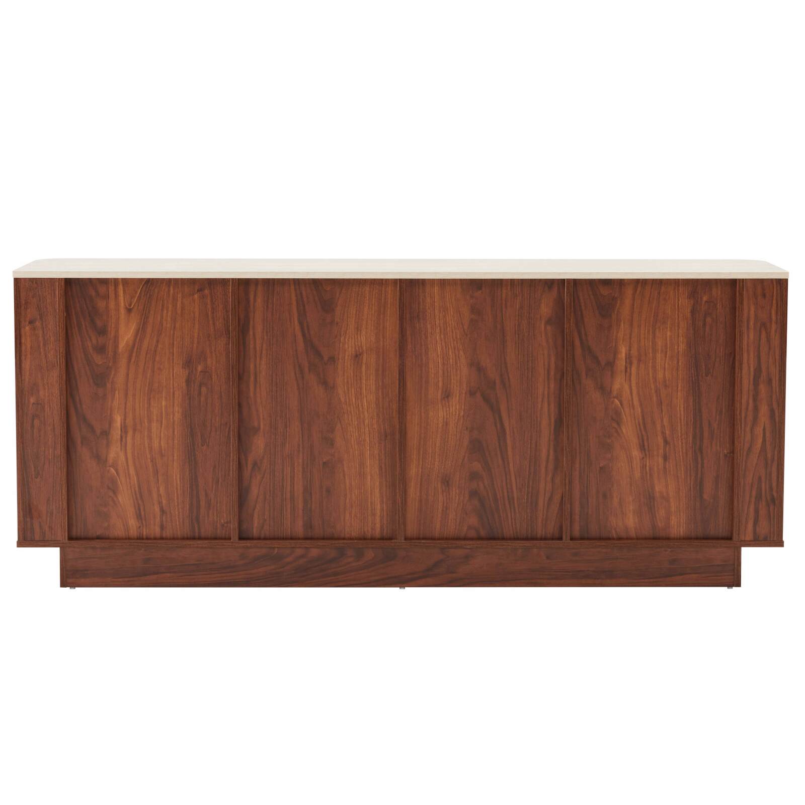 Buffet effetto legno FSC® 4 ante 180 cm stile scandinavo