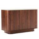 Buffet effetto legno FSC® 3 ante 120 cm stile scandinavo