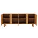 Buffet effetto legno FSC® 4 ante 180 cm stile scandinavo
