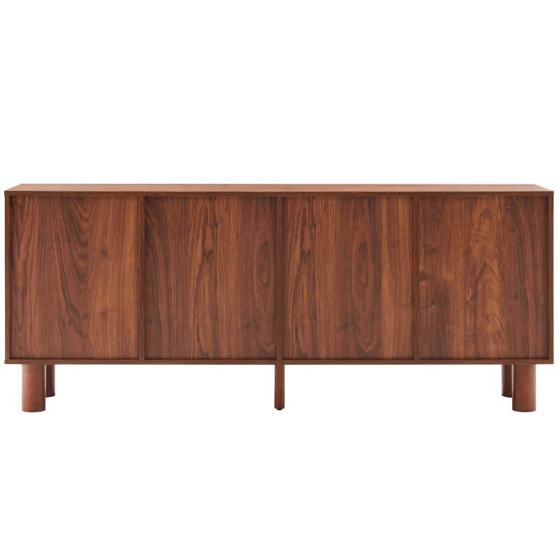 Buffet effetto legno FSC® 4 ante 180 cm stile scandinavo (2/7)