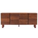 Buffet effetto legno FSC® 4 ante 180 cm stile scandinavo
