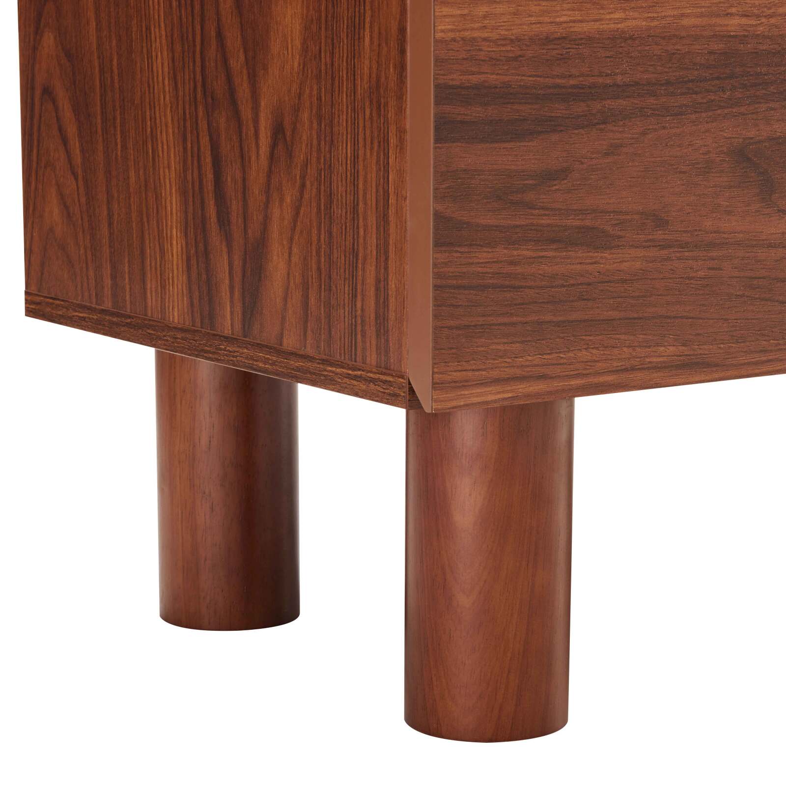 Buffet effetto legno FSC® 4 ante 180 cm stile scandinavo