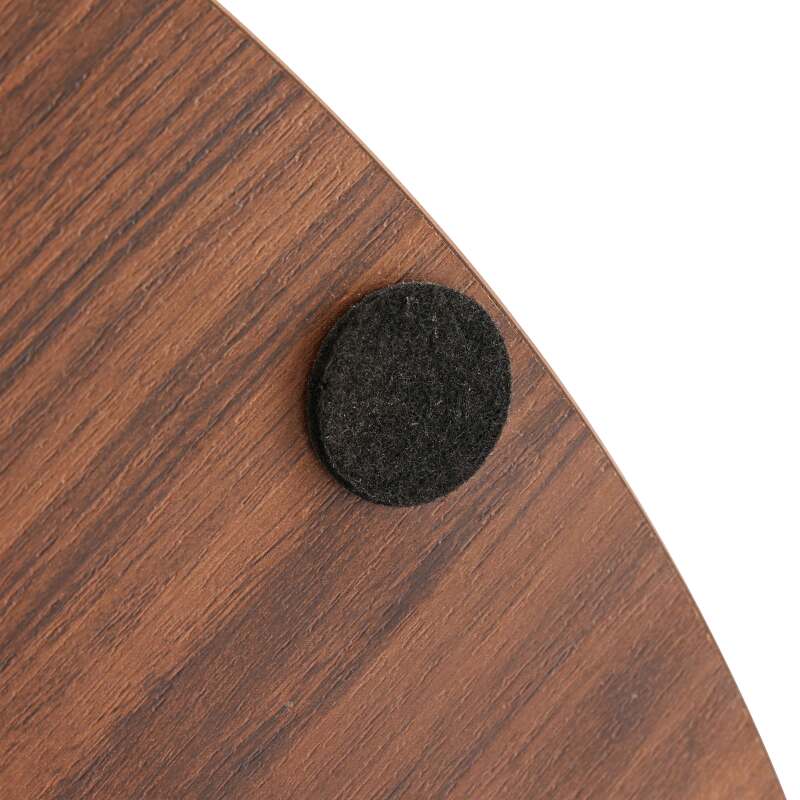 Tavolino da salotto effetto legno FSC® rotondo Ø75 cm (6/7)