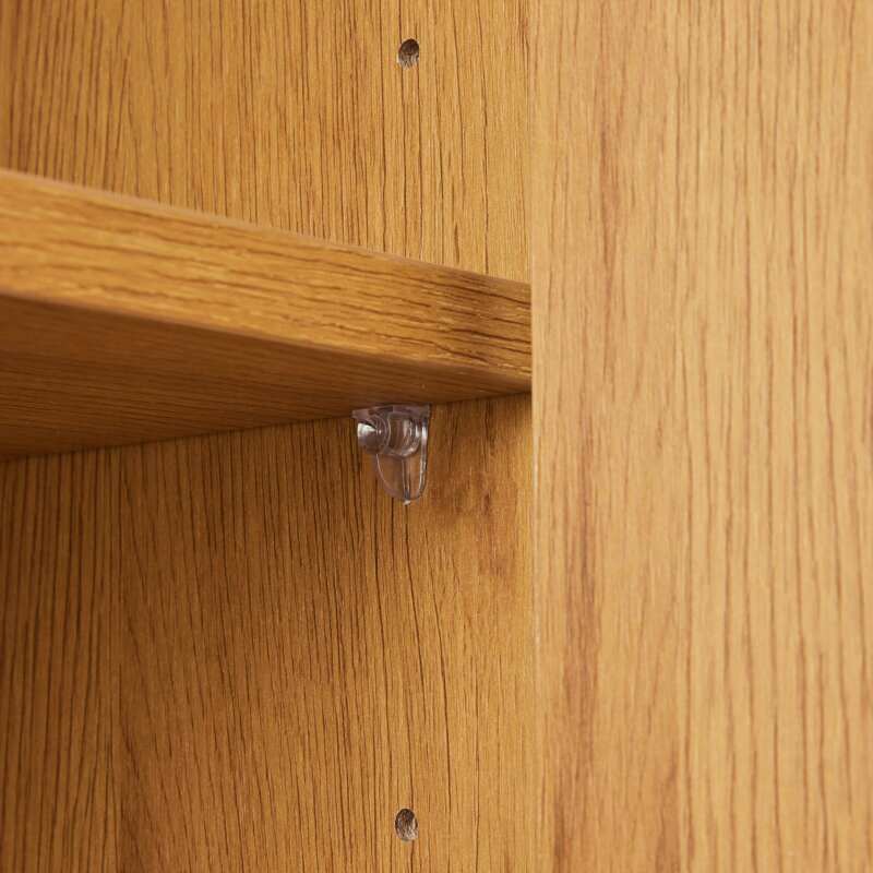 Buffet effetto legno FSC® 3 ante 160 cm stile scandinavo (6/8)