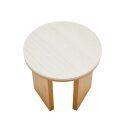 Tavolino da salotto effetto legno FSC® rotondo Ø50 cm