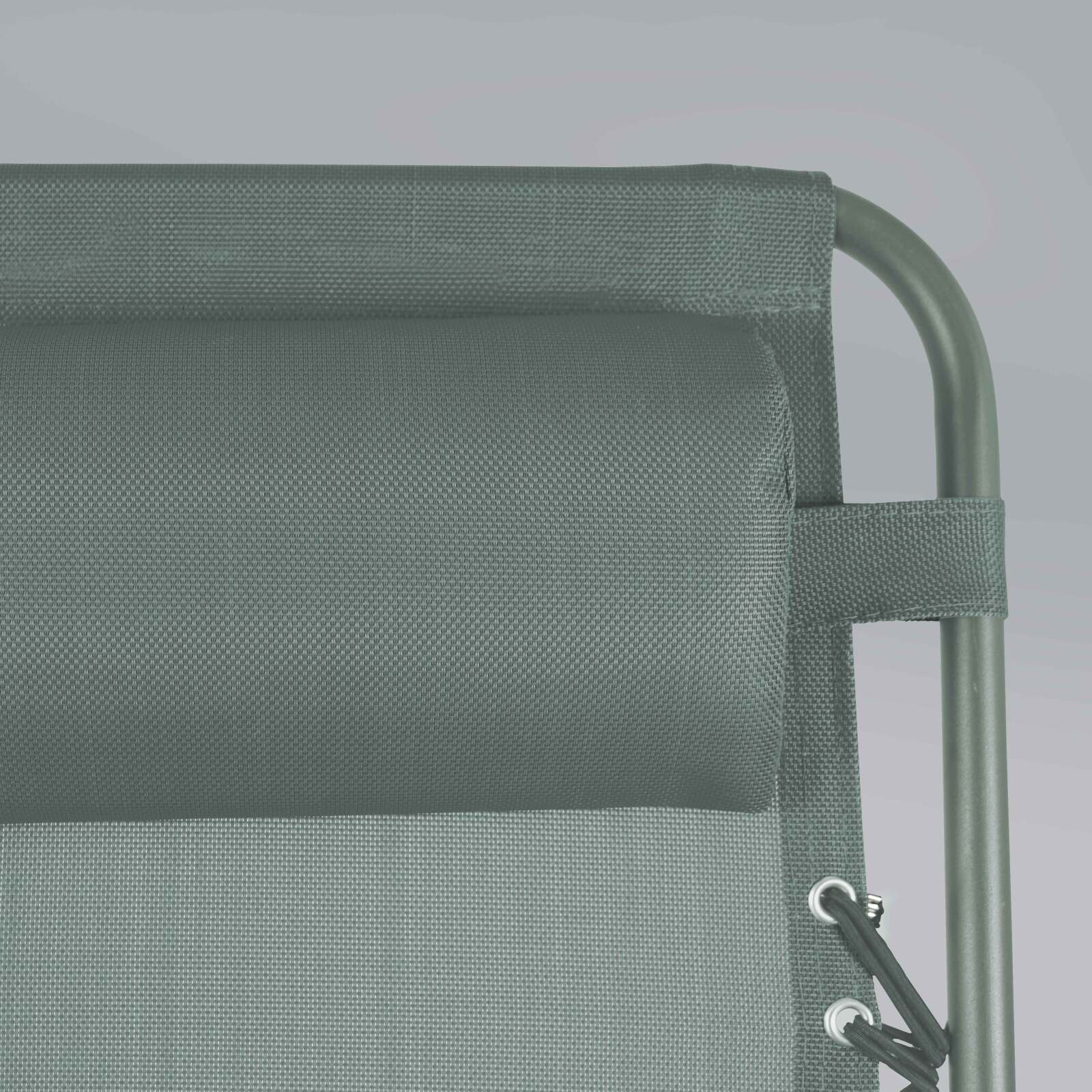 Poltrona relax da giardino in metallo e textilene reclinabile