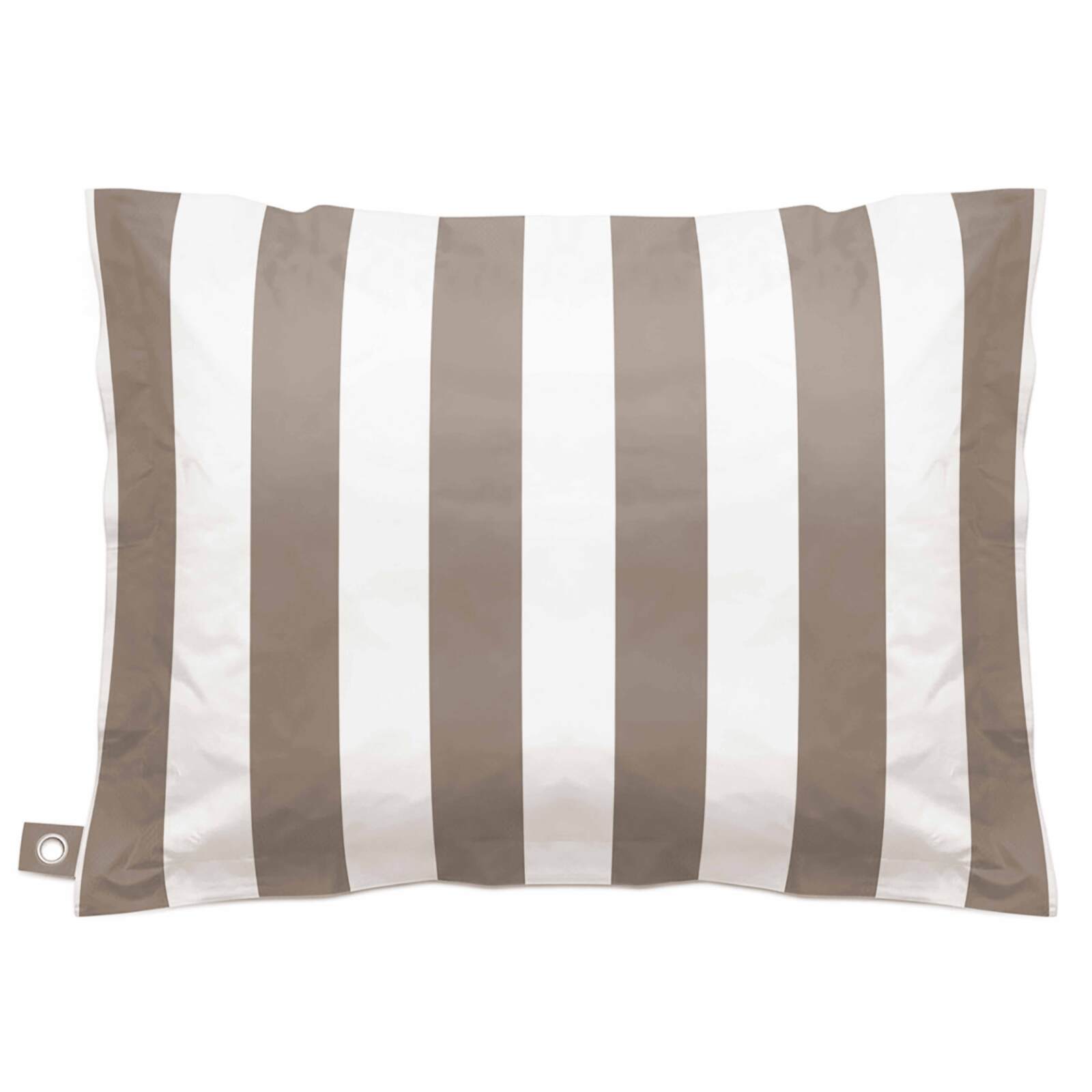 Pouf a righe da esterno impermeabile XL 140x120 cm