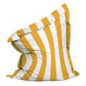 Pouf a righe da esterno impermeabile XXL 140x120 cm
