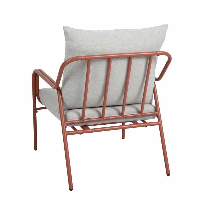 Salotto da giardino in metallo e vetro temperato a 4 posti  (5/8)