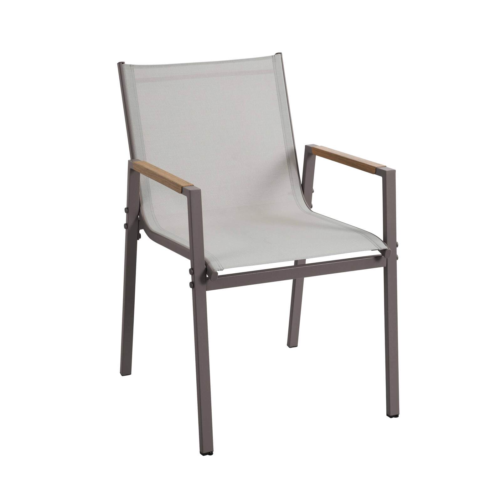 Tavolo da giardino in metallo e polywood 150x90 cm e 6 sedie