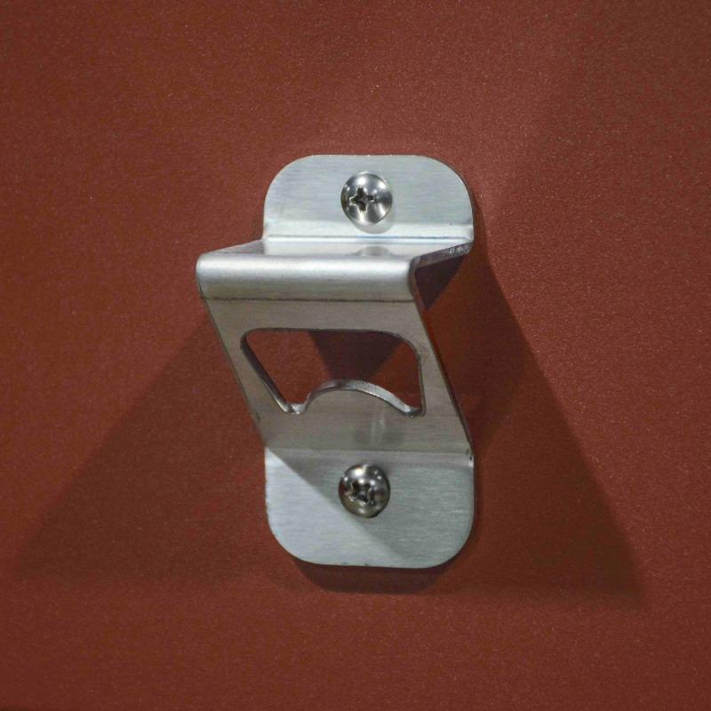 Cucina da esterno in metallo ad angolo con lavatoio da esterno, barbecue e spazio - 4 moduli (2/7)