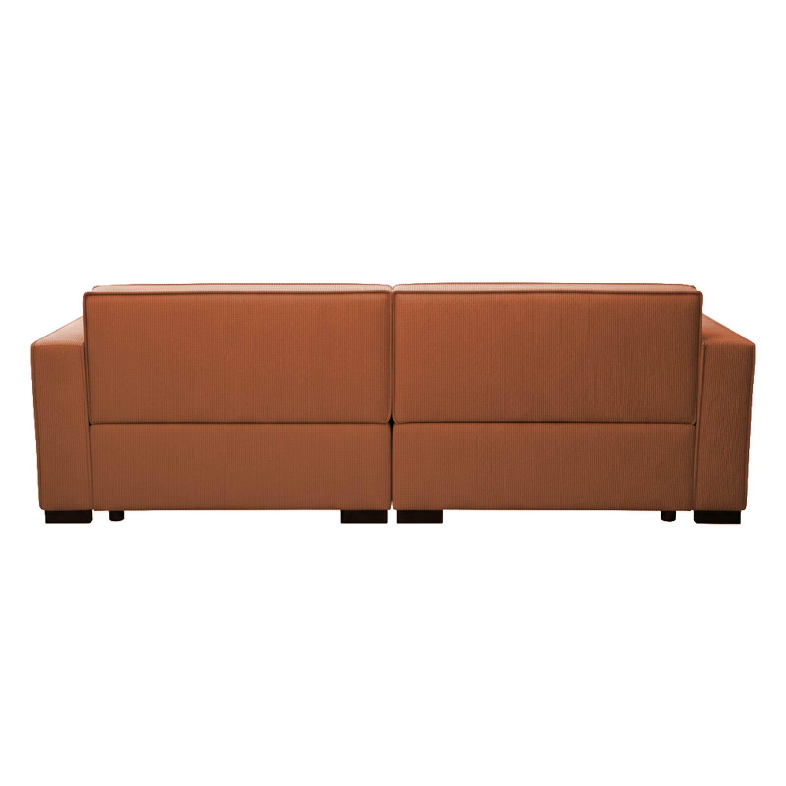 Divano 3 posti in velluto a coste con cuscini