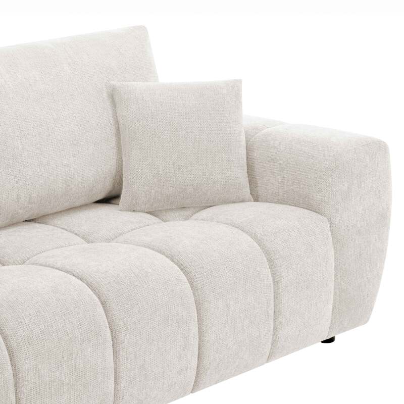 Divano 3 posti in tessutocon cuscino (6/8)