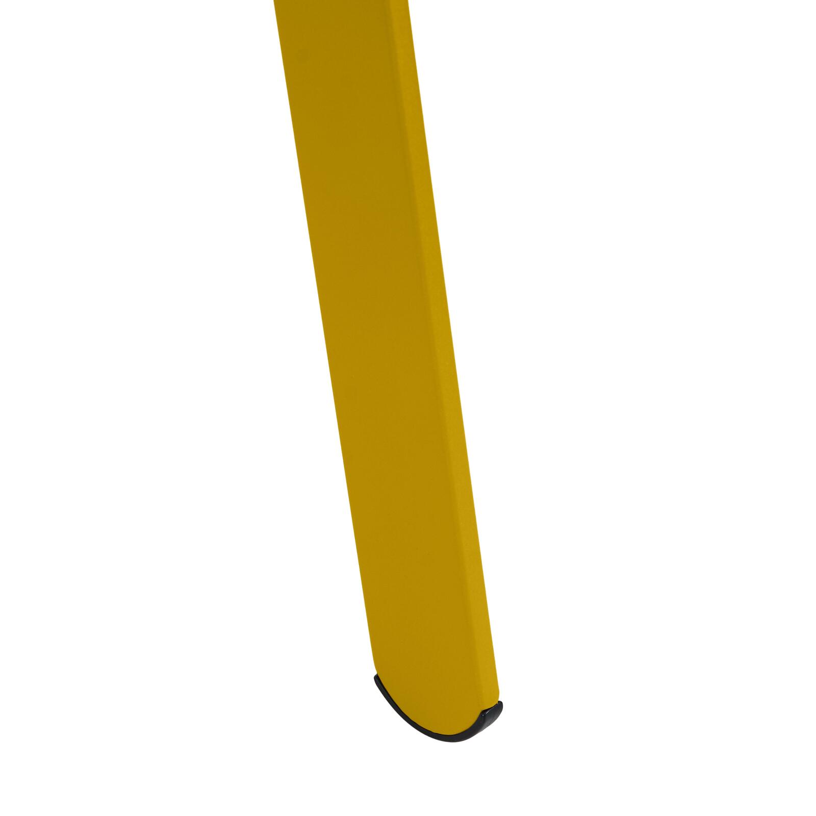 Tavolini piccoli impilabili da esterno rotondi in metallo Ø68x40 cm e Ø55x36 cm - Per 2