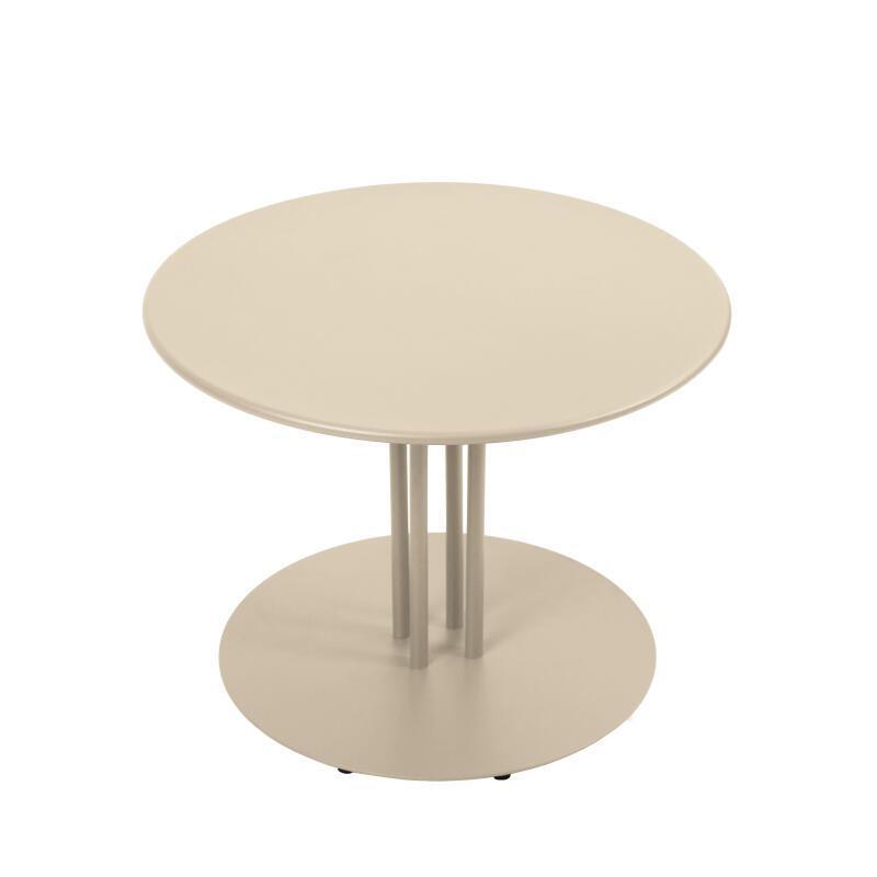 Tavolino piccolo da esterno rotondo in metallo Ø50x38 cm (3/4)