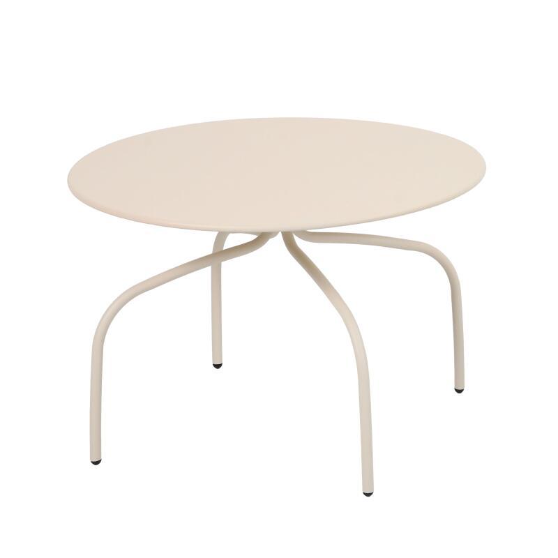 Tavolini piccoli impilabili da esterno rotondi in metallo Ø60x40 cm e Ø40x36 cm - Per 2 (3/6)