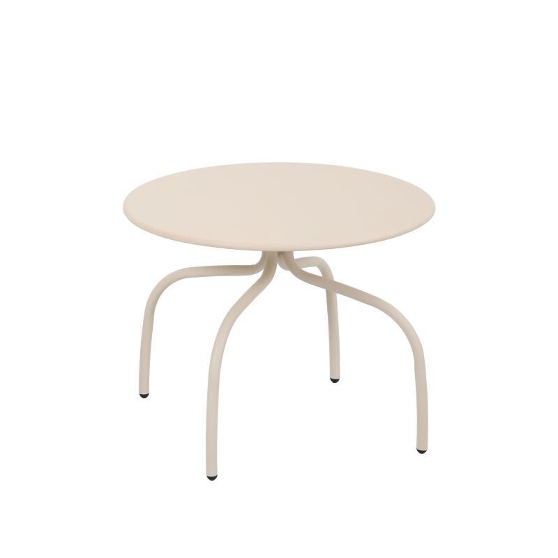 Tavolini piccoli impilabili da esterno rotondi in metallo Ø60x40 cm e Ø40x36 cm - Per 2 (4/6)